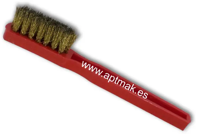 Cepillo de limpieza Plano Rojo Latón